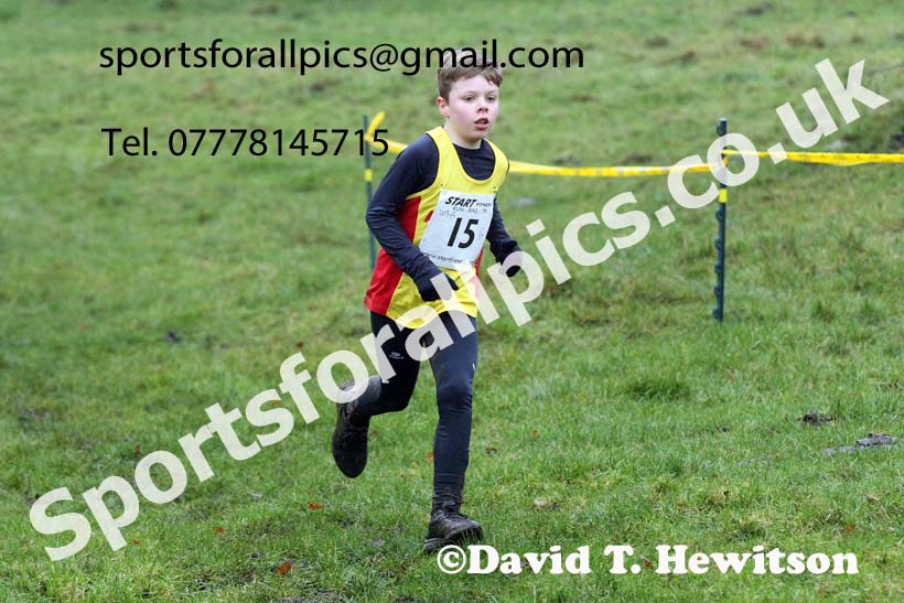 Boys under-13s, NECAA Junior Cross Country Relays, Thornley Farm, Peterlee, Saturday, December 12th. Photo: David T. Hewitson/Sports for All Pics